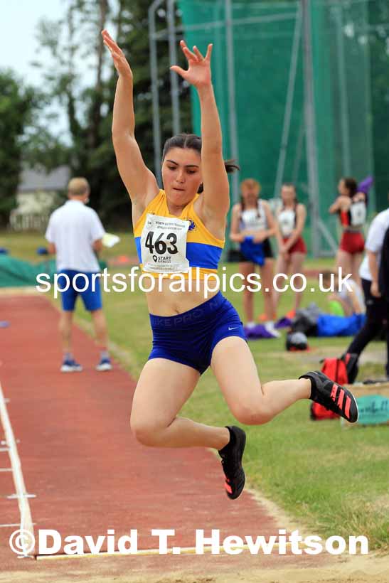 Long jump, 2022 NEGP Monkton 5, Wednesday, July 20th. Photo: David T. Hewitson/Sports for All Pics